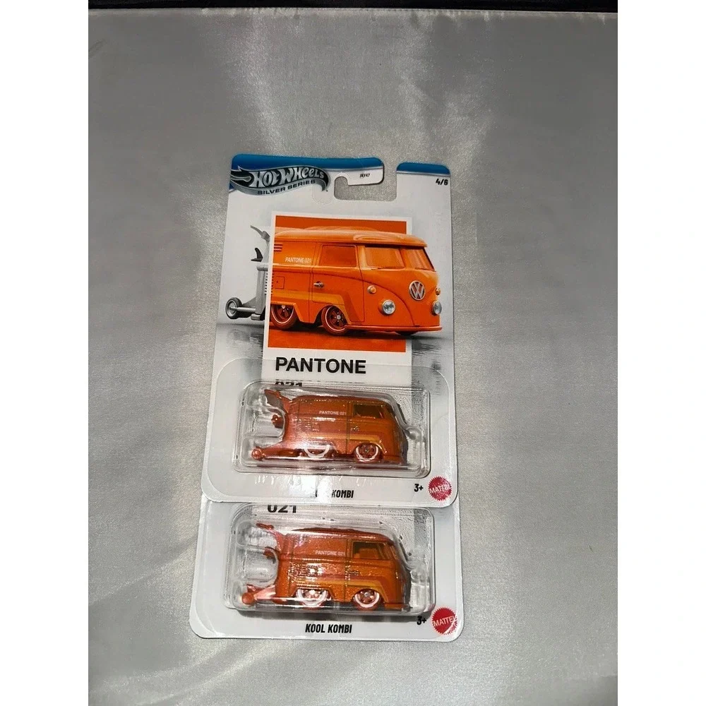 Hot Wheels Silver Series Pantone 021 Kool Kombi Volkswagen Orange Van 4/6 JKY49